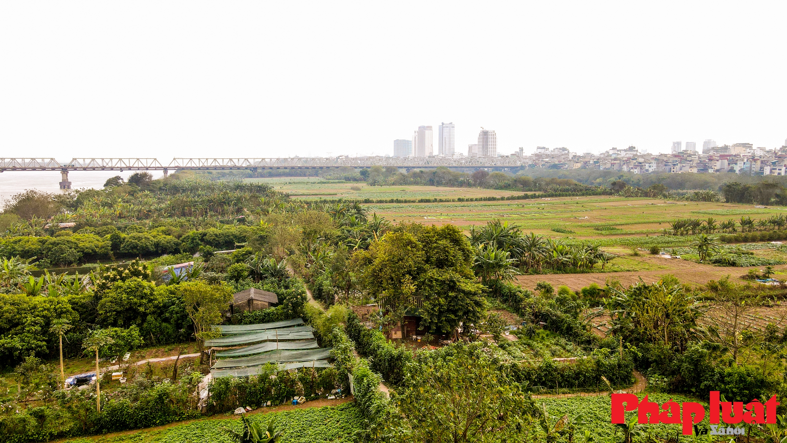 Toàn cảnh bãi bồi sông Hồng chuẩn bị quy hoạch thành phân khu đô thị