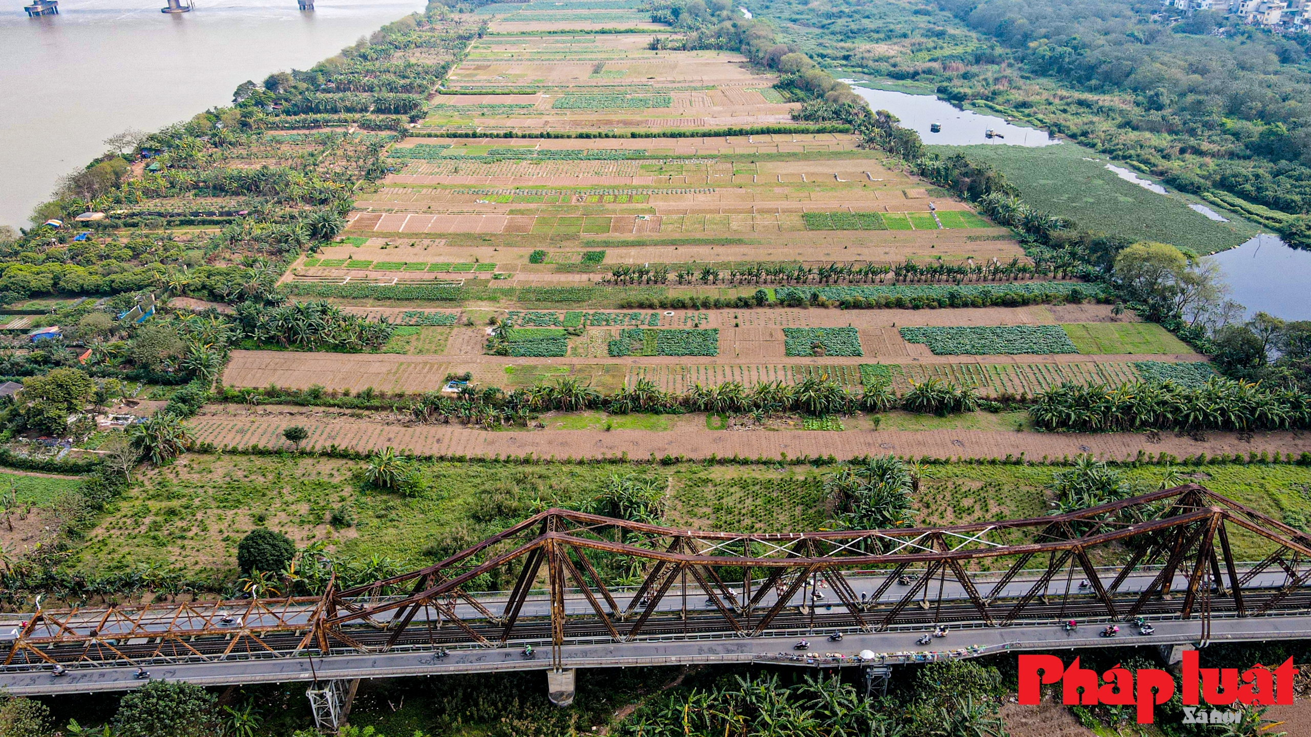 Toàn cảnh bãi bồi sông Hồng chuẩn bị quy hoạch thành phân khu đô thị