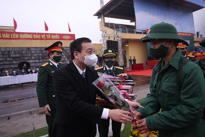 Hà Nội: Hơn 4.300 thanh niên lên đường nhập ngũ