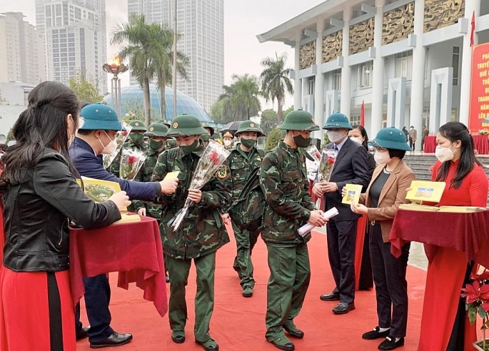 Hà Nội: Hơn 4.300 thanh niên lên đường nhập ngũ