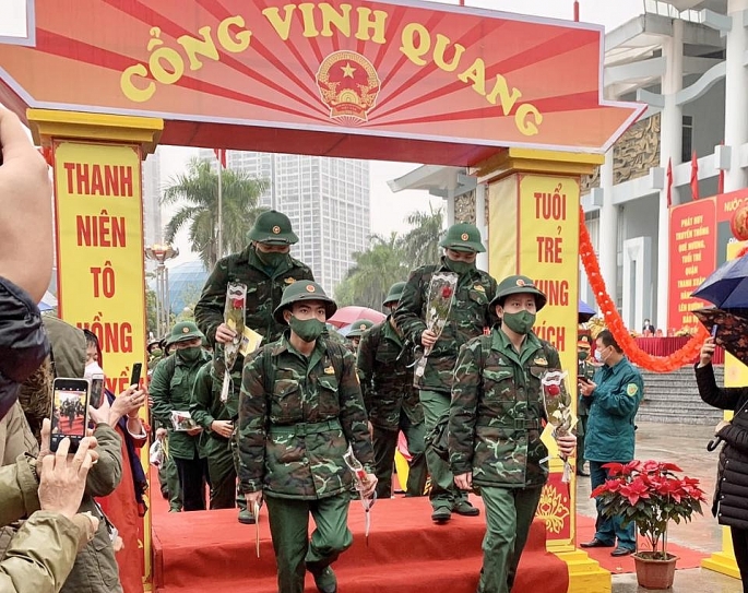 Hà Nội: Hơn 4.300 thanh niên lên đường nhập ngũ