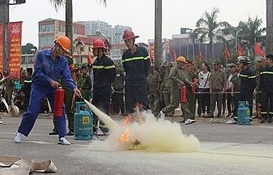 Tuyên truyền kỹ năng ứng phó hỏa hoạn cho người dân Thủ đô