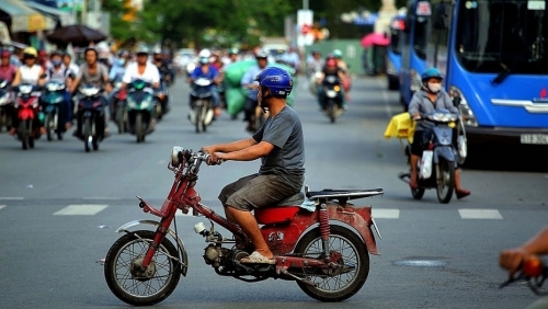 Hà Nội đo kiểm khí thải xe môtô, xe gắn máy cũ đang lưu hành