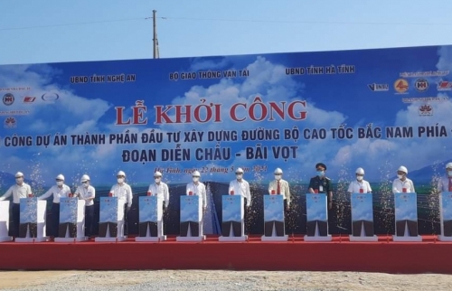 Khởi công dự án Cao tốc Bắc – Nam đoạn qua Diễn Châu – Bãi Vọt