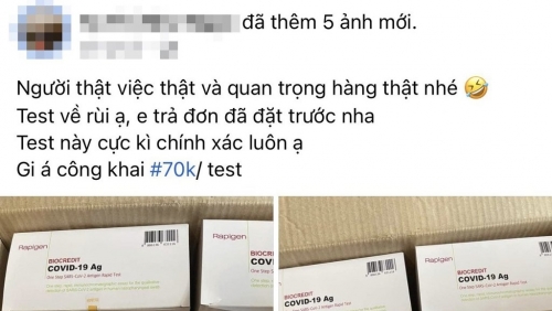 Đầu cơ, đẩy giá kit test Covid-19 có thể bị xử lý hình sự