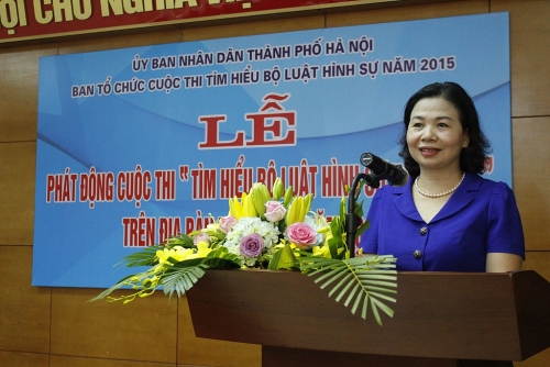 Hà Nội phát động thi viết Tìm hiểu Bộ luật Hình sự 2015