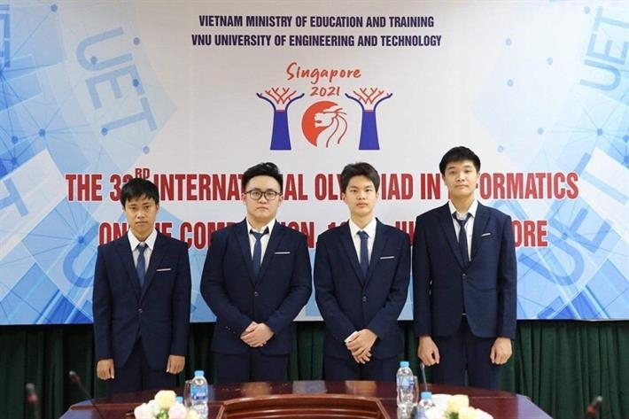 Việt Nam giành 4 Huy chương Bạc tại Olympic Tin học quốc tế 2021