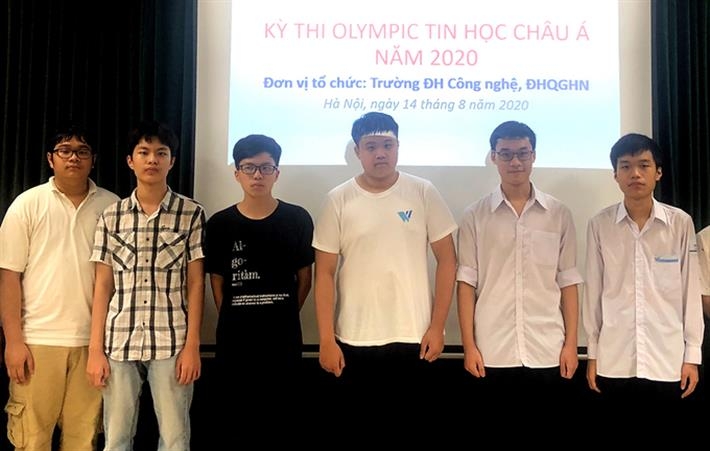 tat ca hoc sinh doi tuyen olympic tin hoc chau a viet nam deu gianh huy chuong