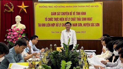 Đề nghị huyện Sóc Sơn đánh giá rõ hơn tiến độ GPMB các dự án liên quan